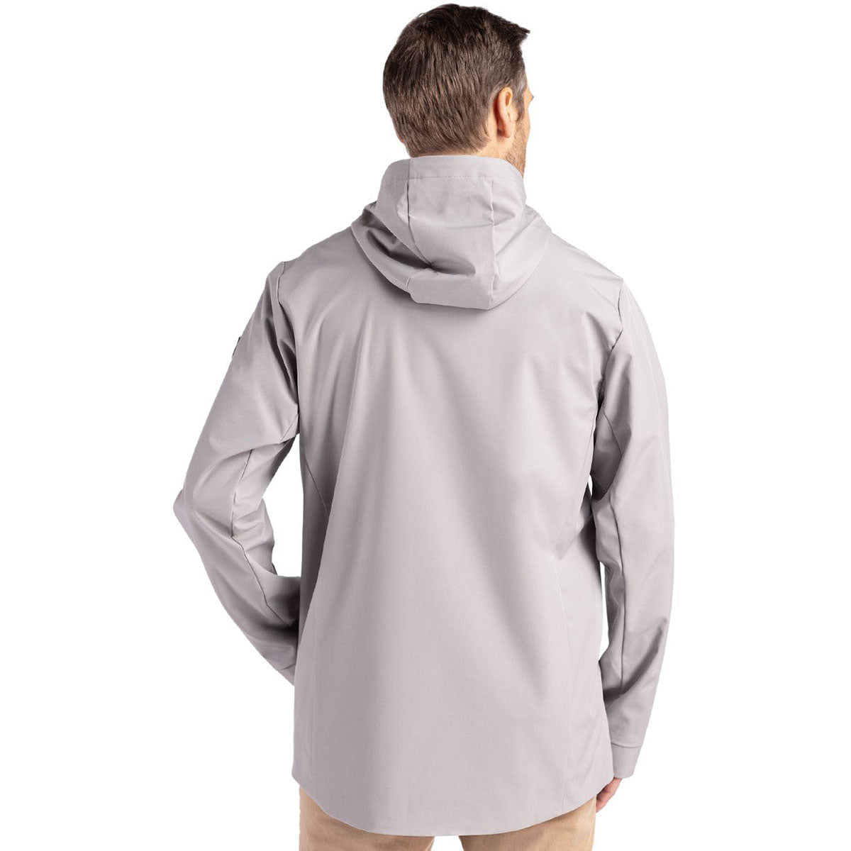 Cutter & Buck Men's Polished Camano Everyday Stretch Recycled Water Resistant Jacket