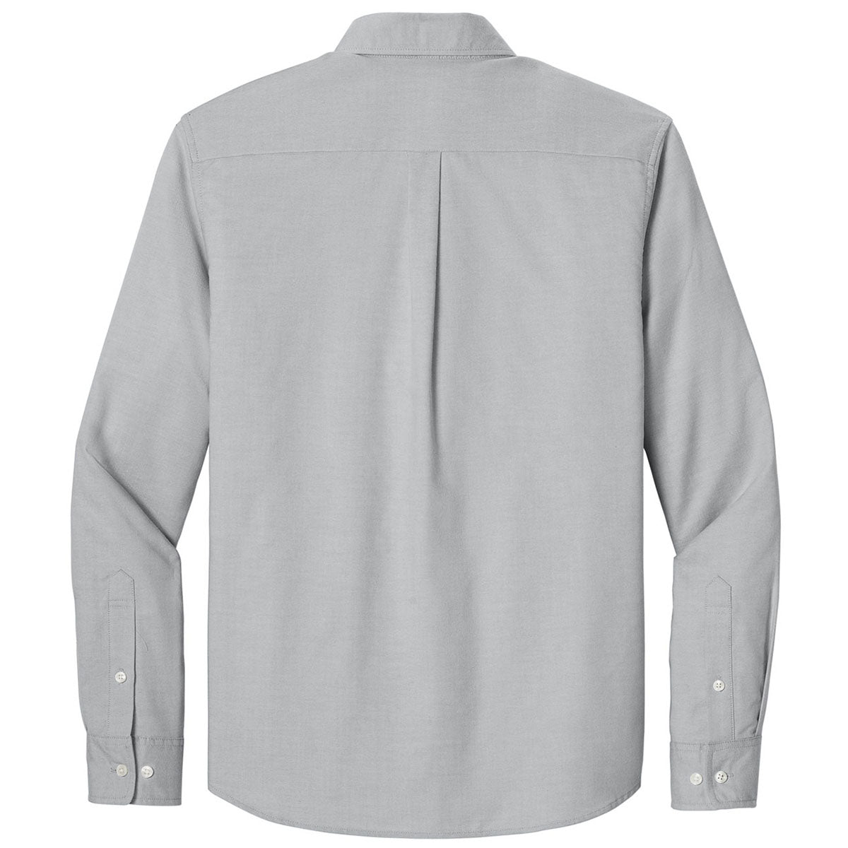 Mercer+Mettle Men's Gusty Grey Long Sleeve Modern Oxford Shirt