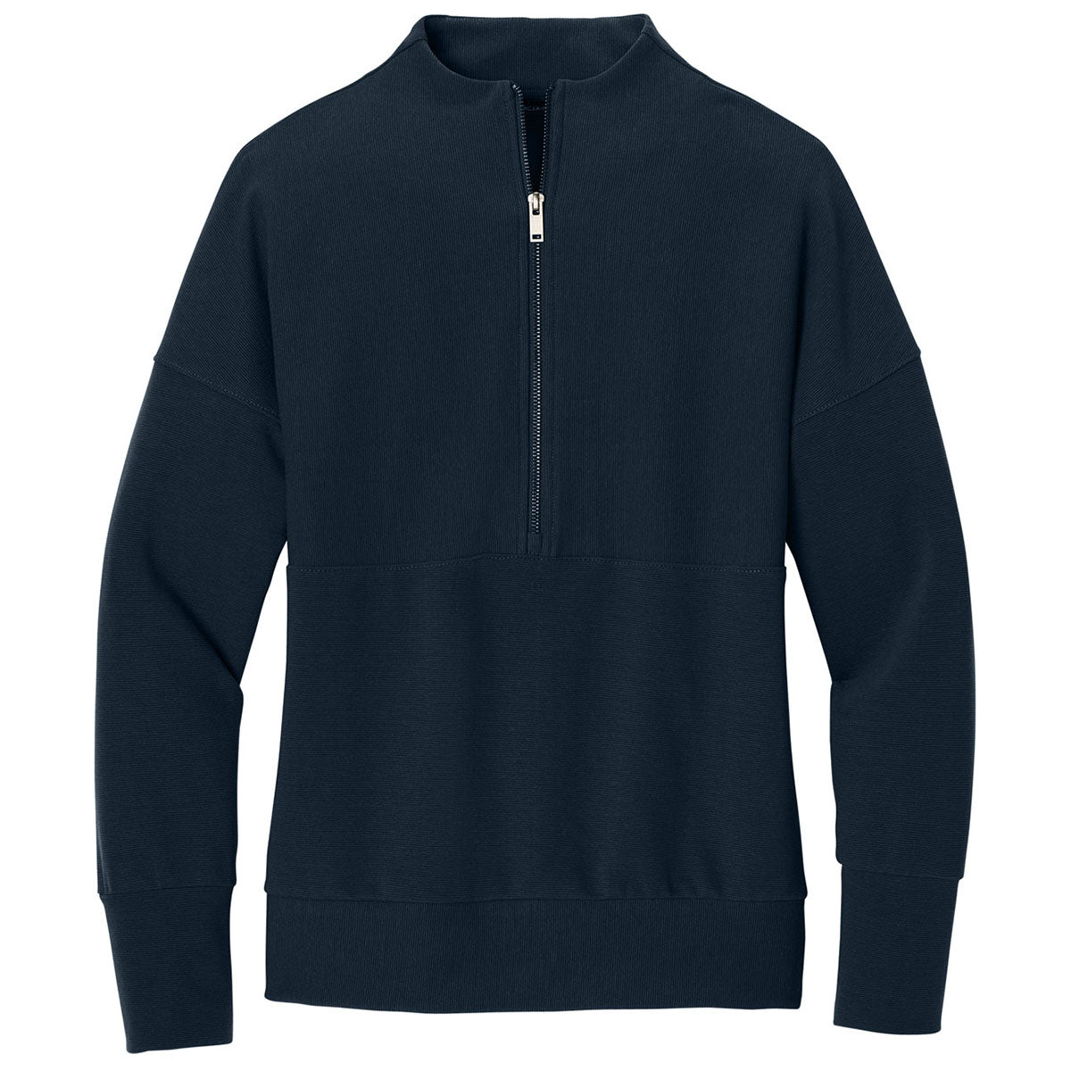 Mercer+Mettle Women's Night Navy Linear Texture 1/4-Zip
