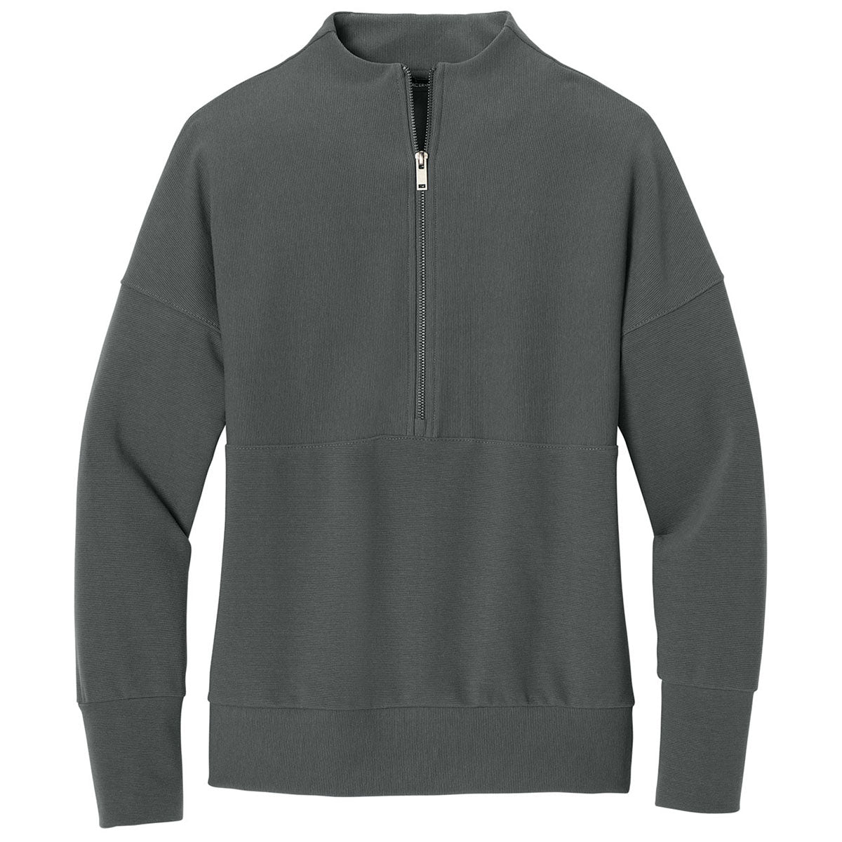 Mercer+Mettle Women's Storm Grey Linear Texture 1/4-Zip