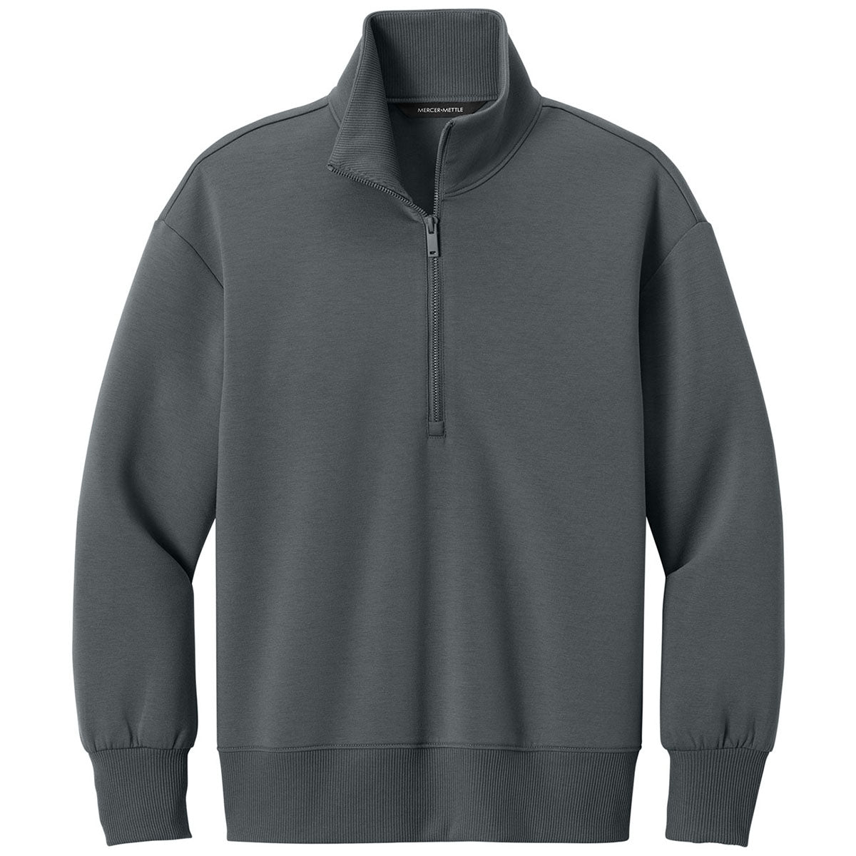 Mercer+Mettle Women's Storm Grey Soft Spacer 1/4-Zip
