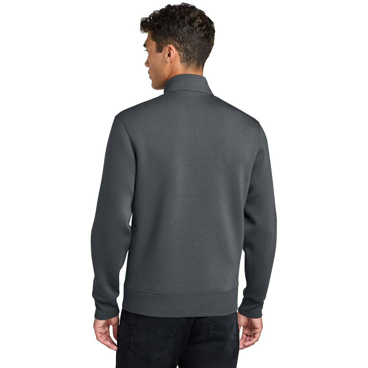 Mercer+Mettle Men's Storm Grey Soft Spacer Full-Zip