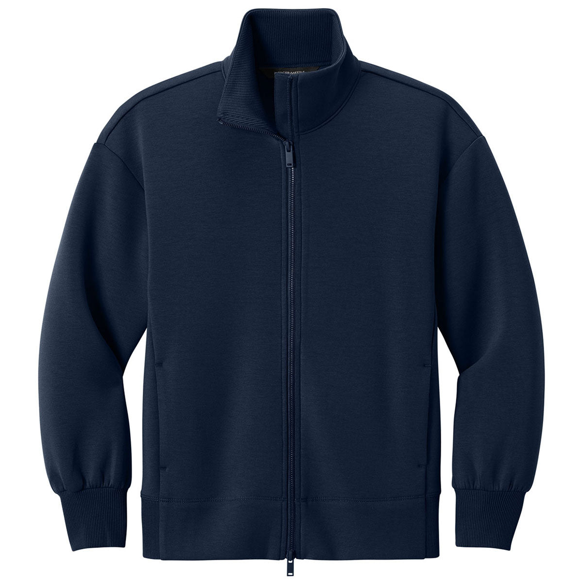 Mercer+Mettle Women's Night Navy Soft Spacer Full-Zip