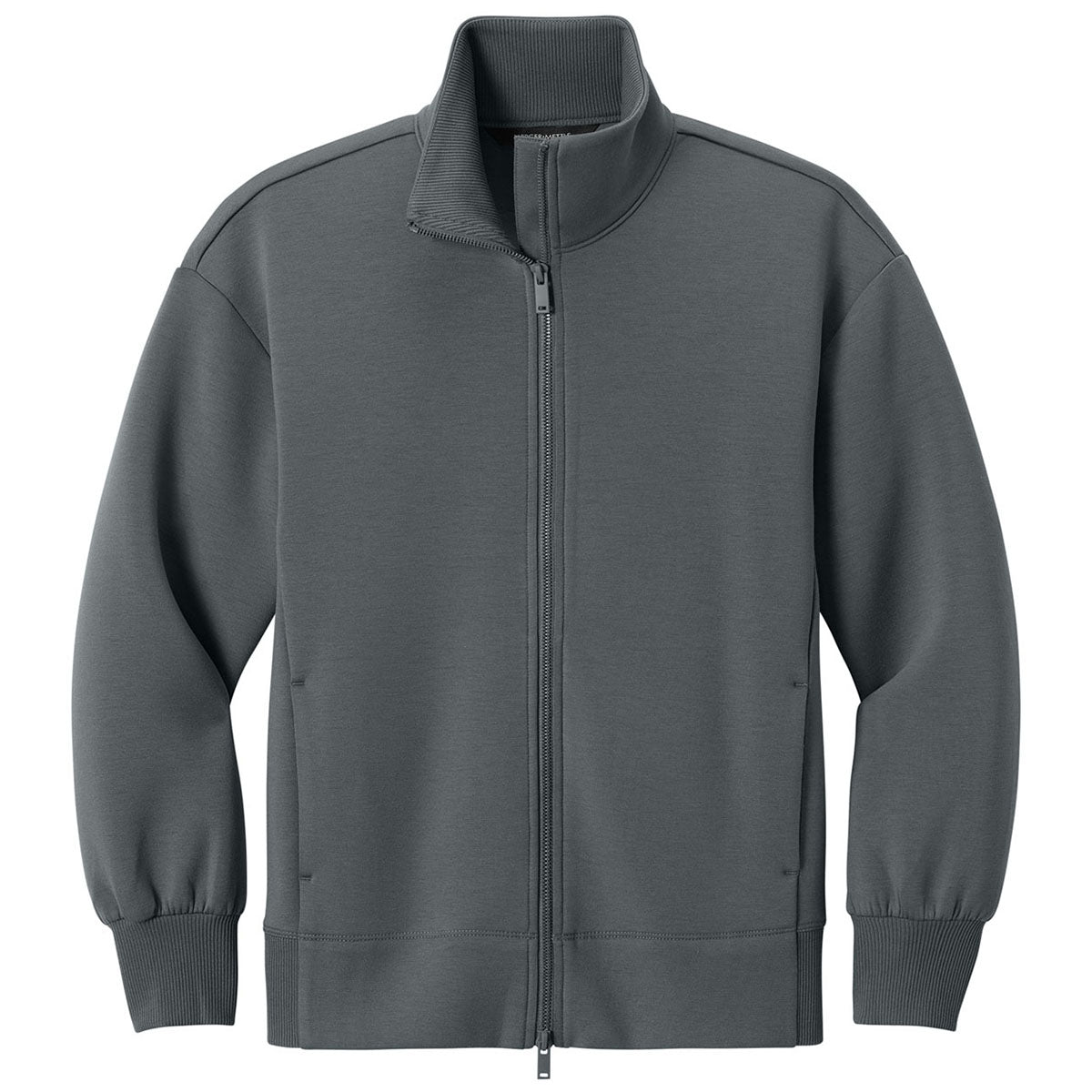 Mercer+Mettle Women's Storm Grey Soft Spacer Full-Zip