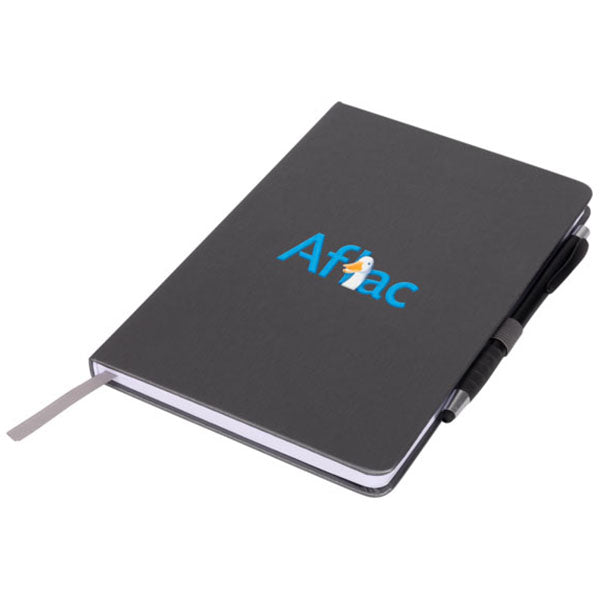 SnugZ Cool Grey Neptune Notebook with Pen