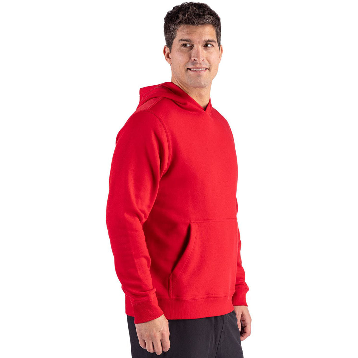 Clique Unisex Red Drive Recycled Pullover Hooded Sweatshirt
