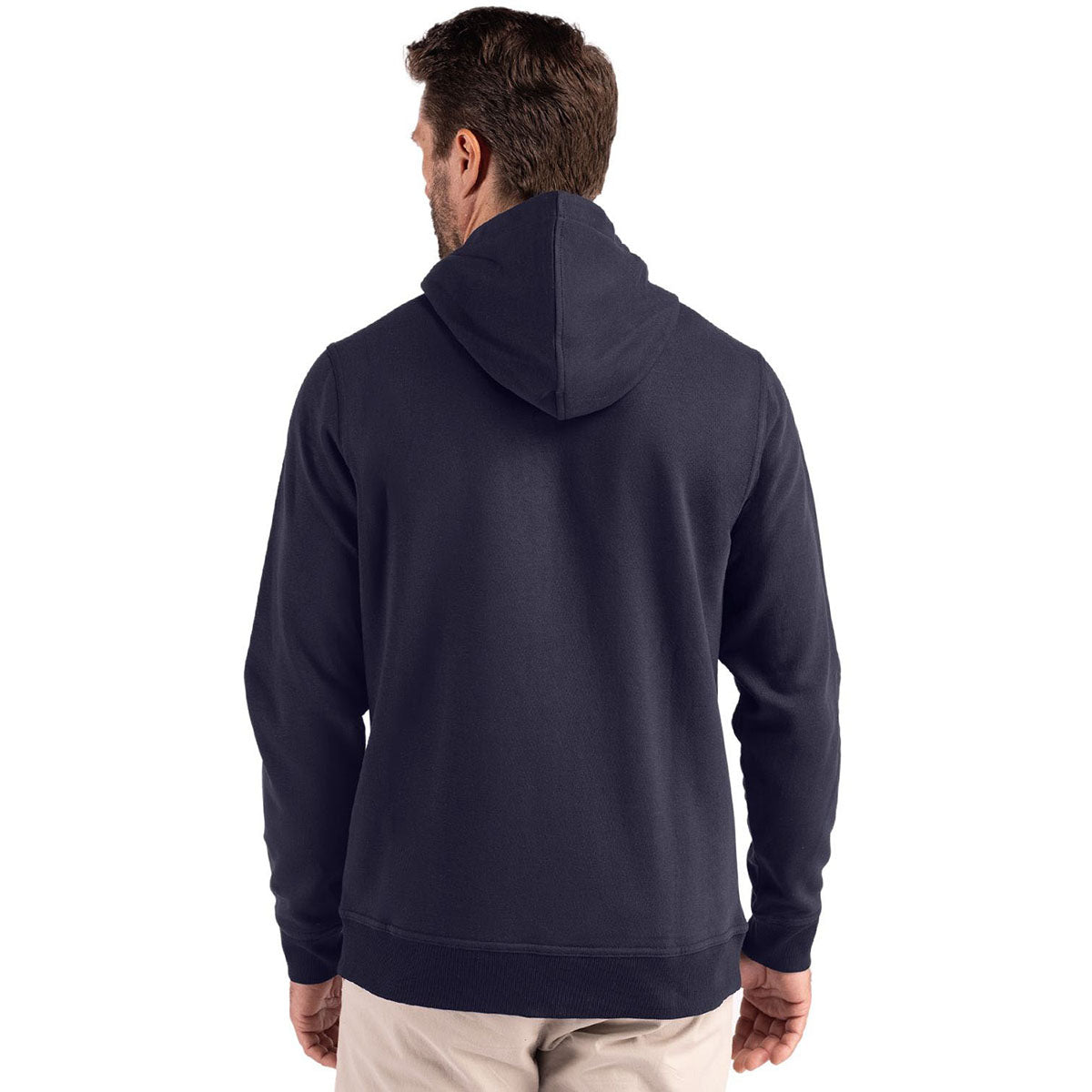 Clique Unisex Dark Navy Drive Recycled Full Zip Hooded Sweatshirt