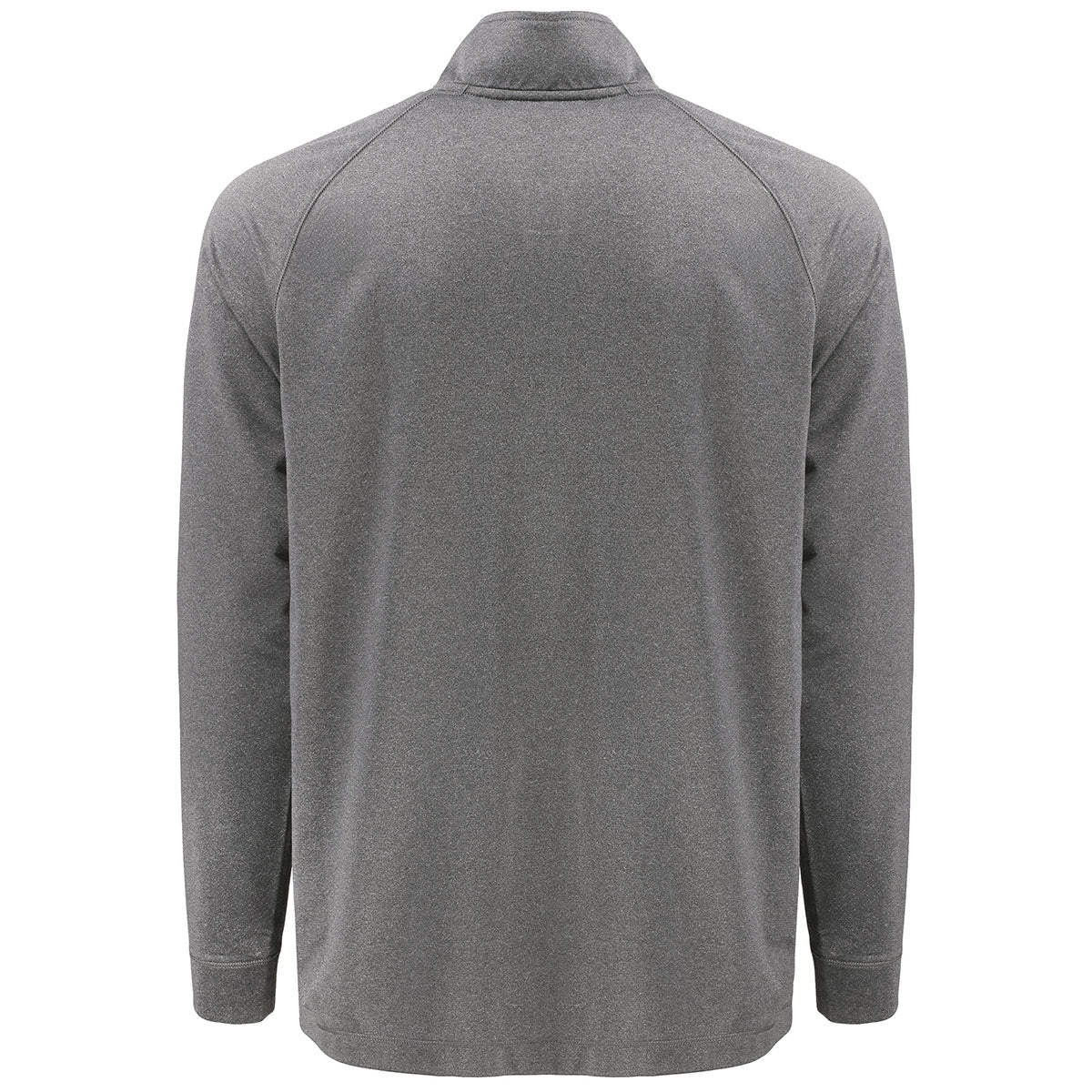 Clique Men's Black Heather Dash Recycled Quarter Zip Pullover