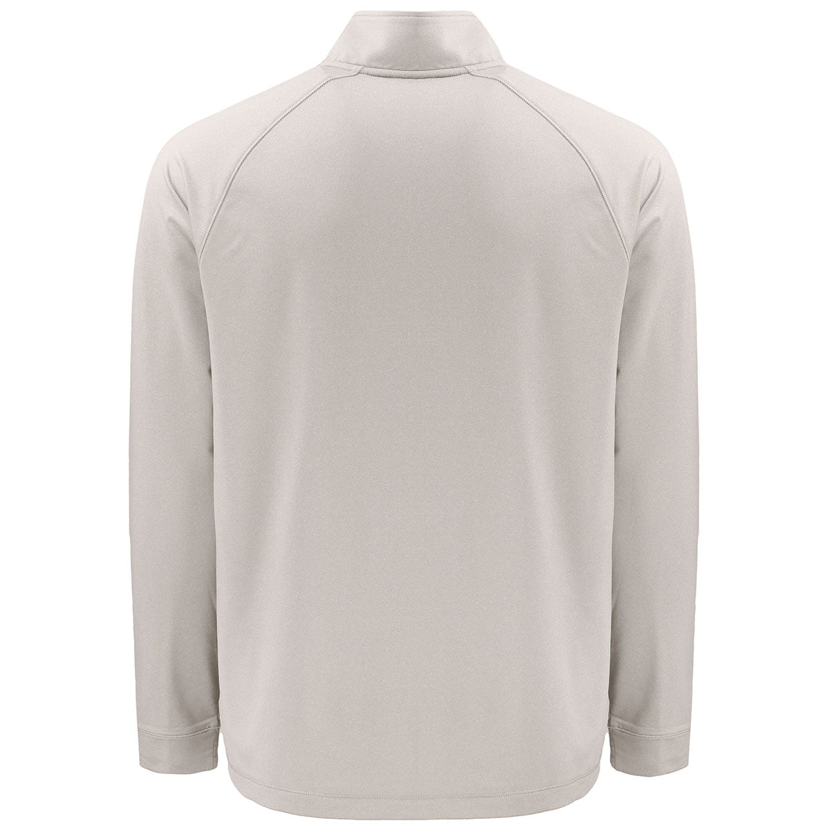 Clique Men's Silver Grey Heather Dash Recycled Quarter Zip Pullover