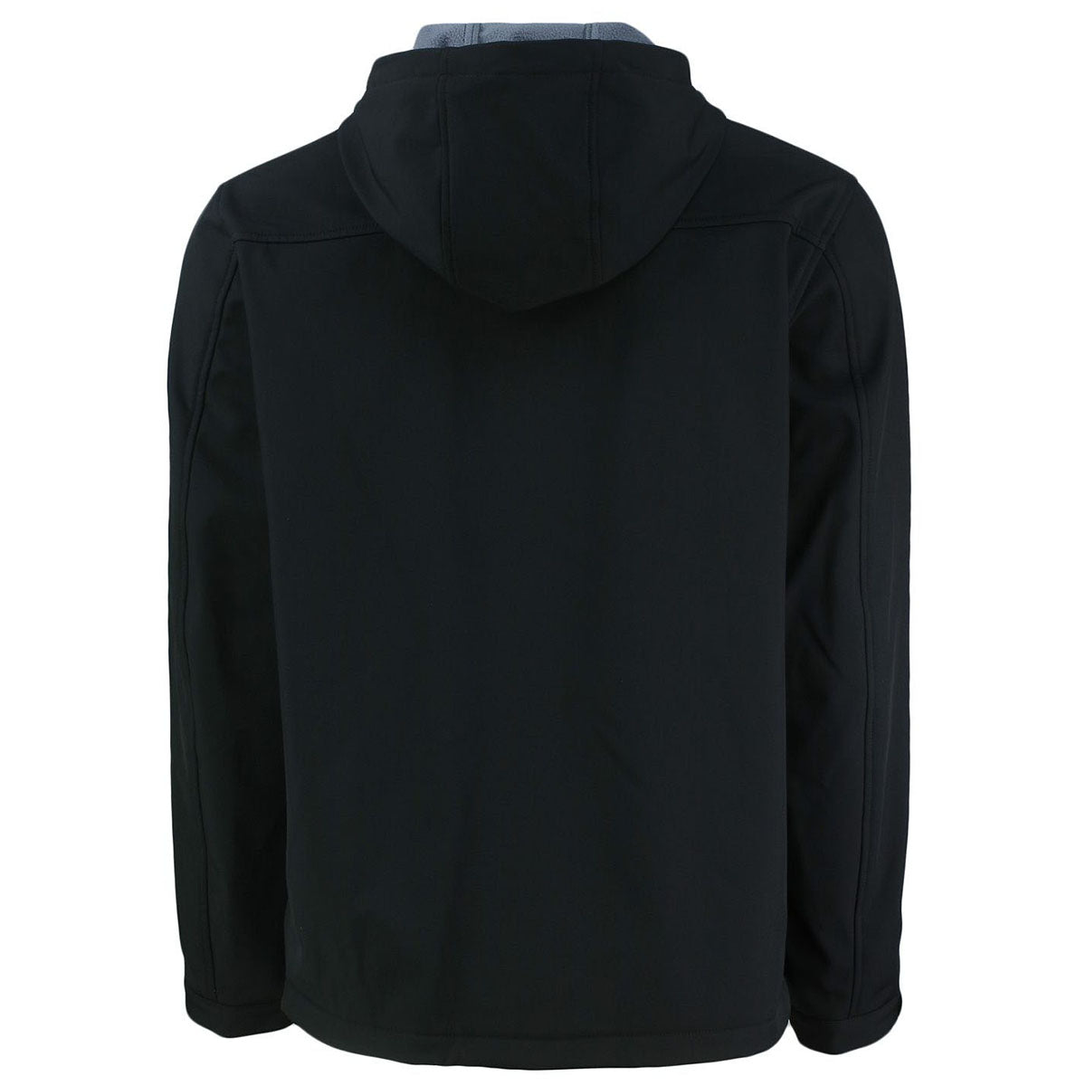 Clique Men's Black Telemark Eco Stretch Softshell Full Zip Hooded Jacket