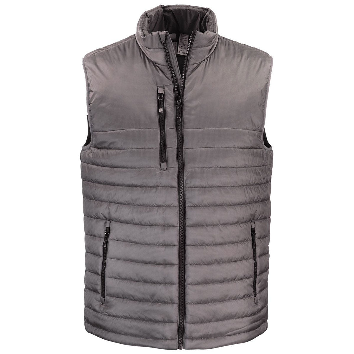 Clique Men's Pure Slate Valhalla Full Zip Puffer Vest