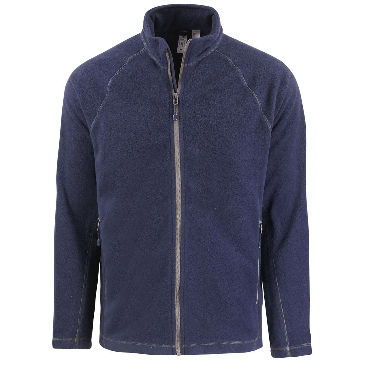 Clique Men's Dark Navy Powder Fleece Full Zip Jacket