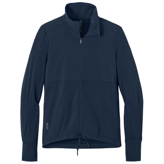MiiR Women's Indigo Navy Kivu Hybrid Full-Zip Jacket