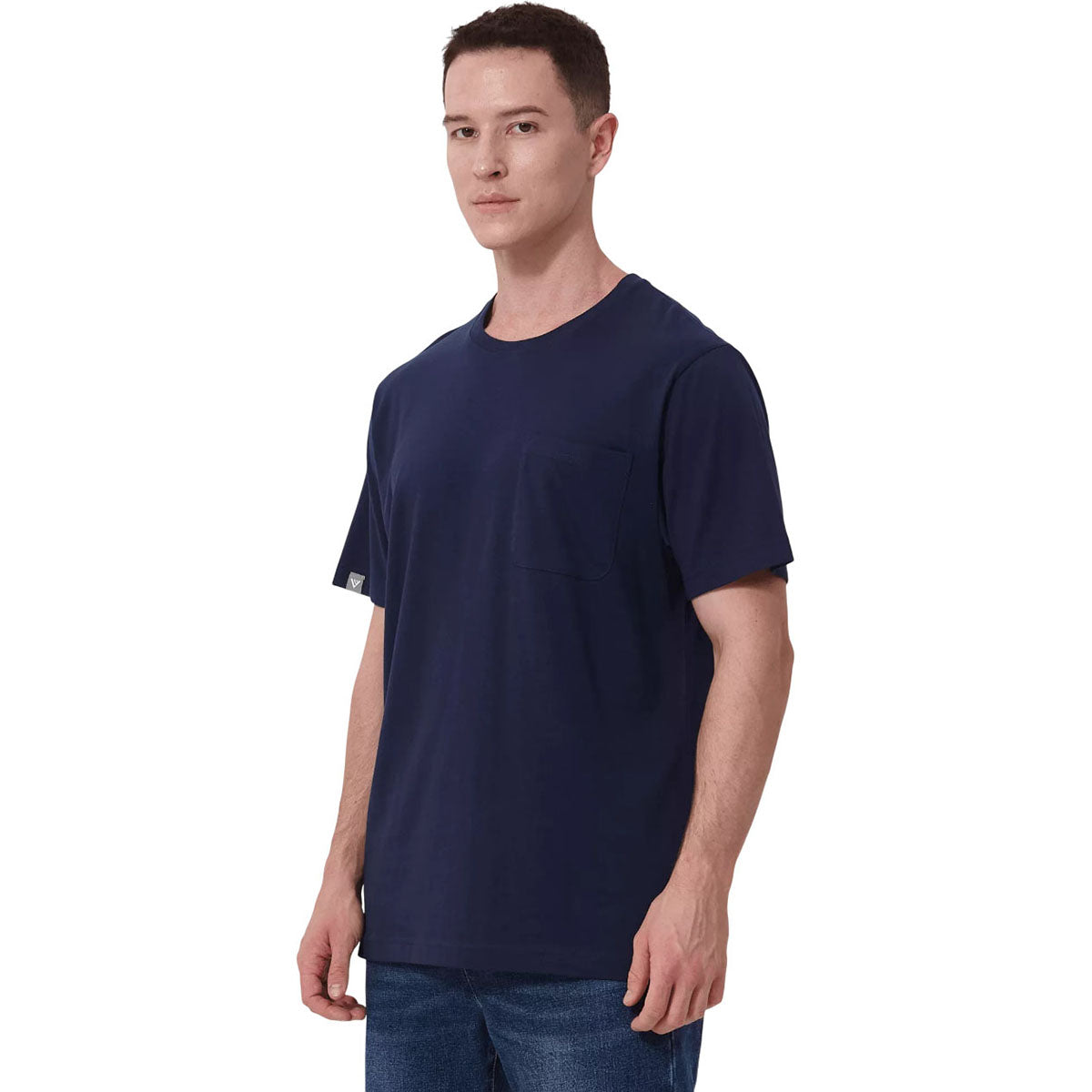 Levelwear Men's Navy Focal Pocket Tee