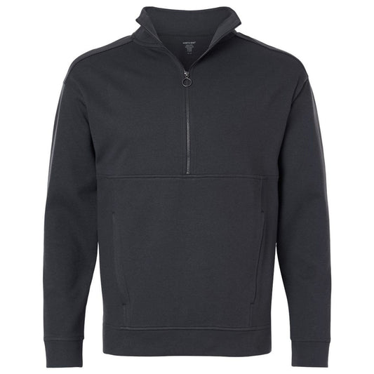 North End Men's Carbon Mantra Half-Zip Ottoman Pullover