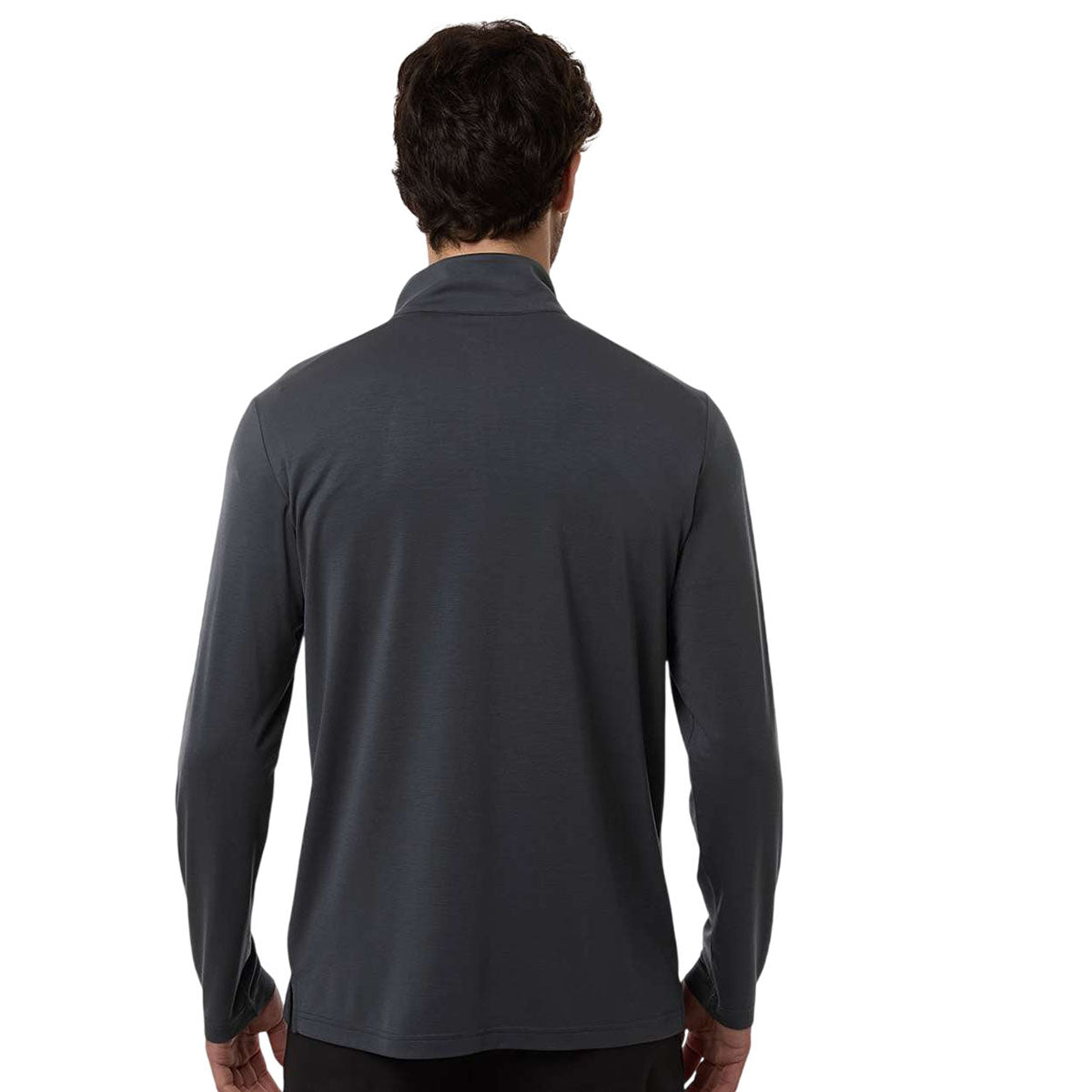 North End Men's Carbon/Black JAQ Stretch Performance Quarter-Zip