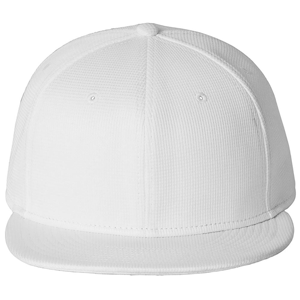 New Era White Pivot Flat Bill Snapback Cap