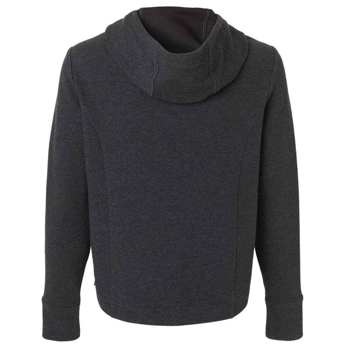 North End Women's Black Heather Spirit Textured Hooded Pullover