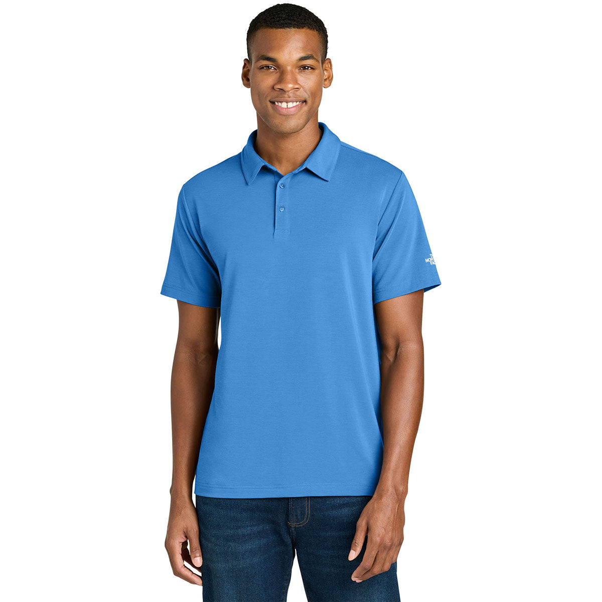 The North Face Men's Marina Blue Canyon Crest Polo