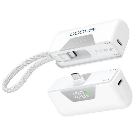 Nimble White SharePower Portable Charger
