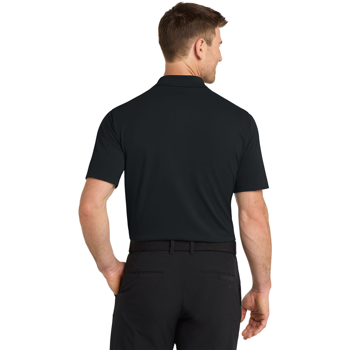 48-Hour Nike Men's Black Dri-FIT Micro Pique 2.0 Polo