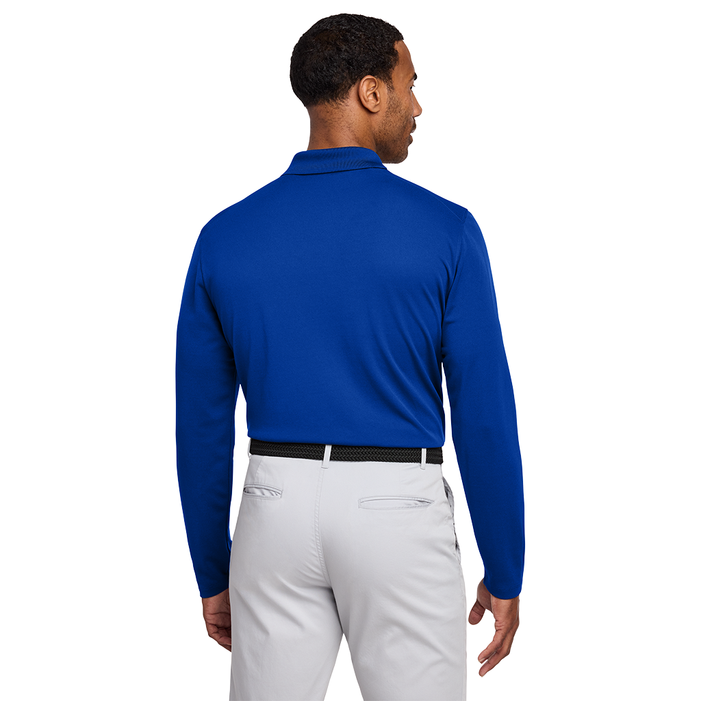 Nike Men's Game Royal Dri-FIT Micro Pique 2.0 Long Sleeve Polo