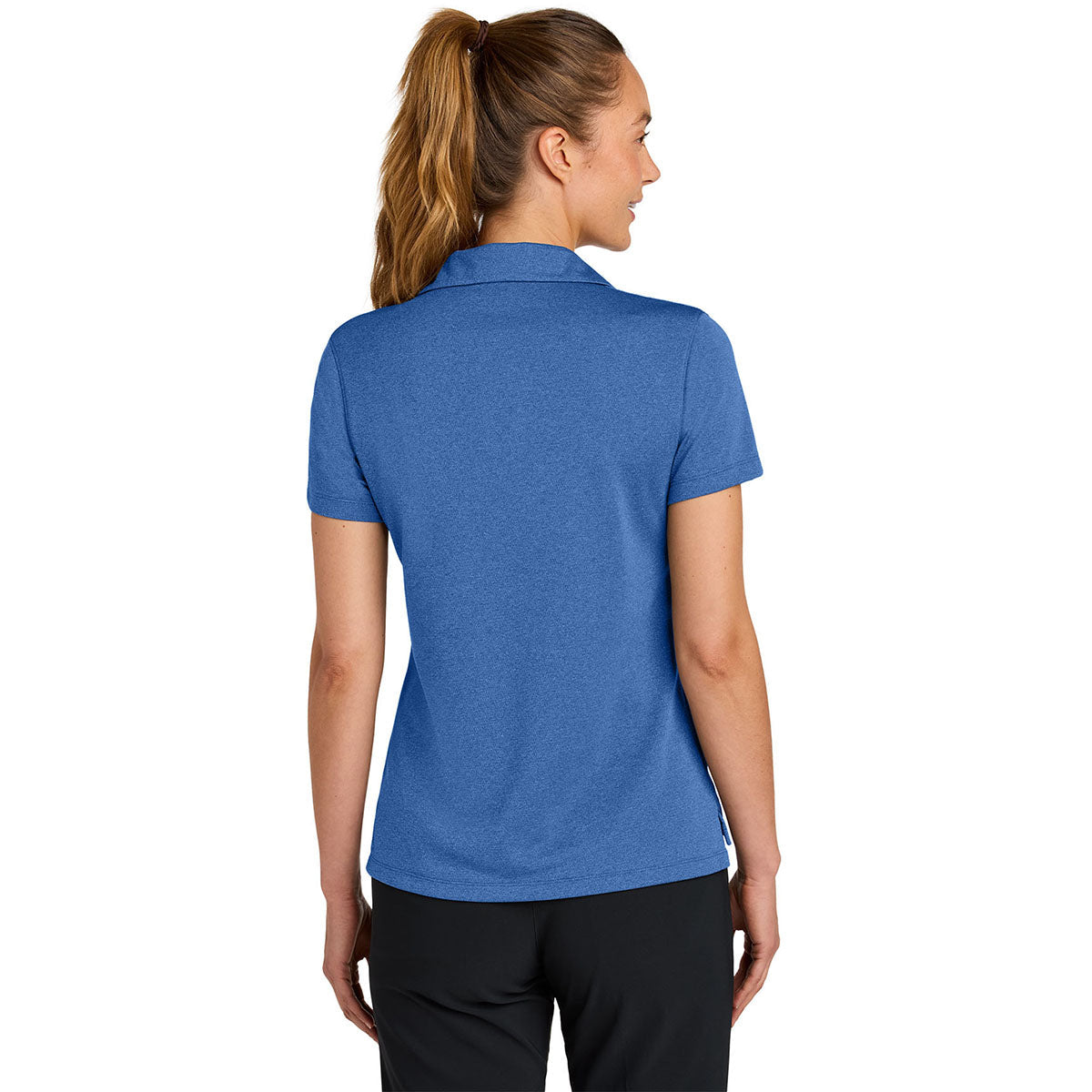 Nike Women's Game Royal Heather Dri-FIT Smooth Heather Polo