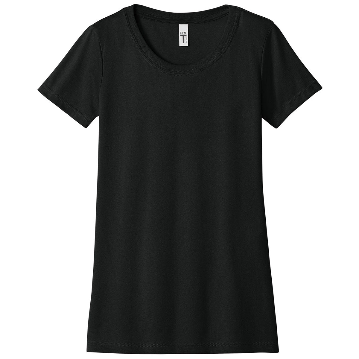 Next Level Women's Black Ideal Tee