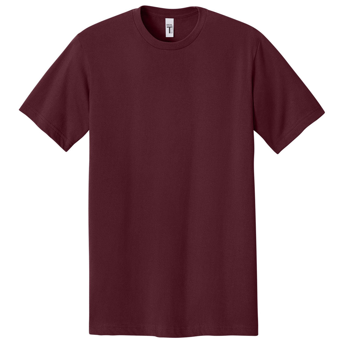 Next Level Men's Maroon Apparel Ideal Jersey Tee
