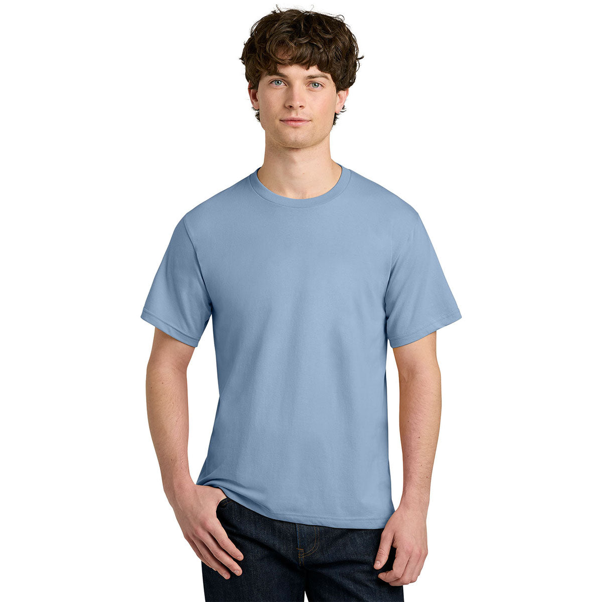 Next Level Men's Stonewash Denim Apparel Ideal Jersey Tee