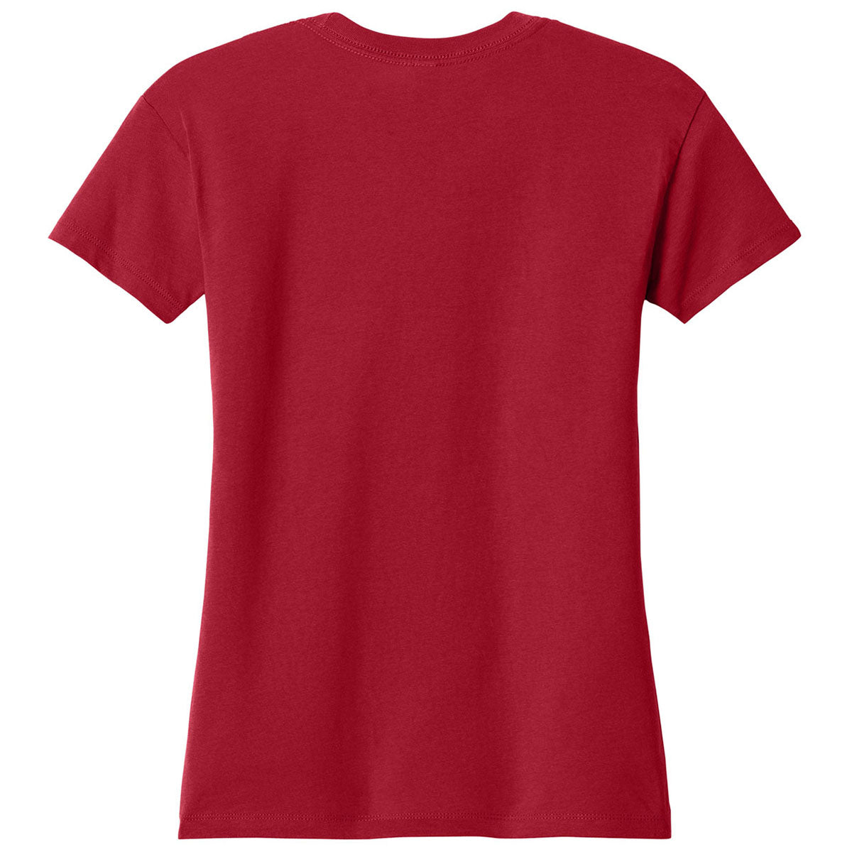 Next Level Women's Red Cotton Relaxed Tee