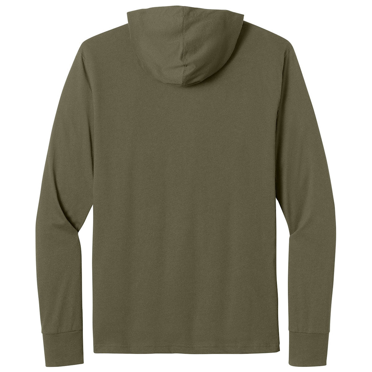 Next Level Men's Military Green Apparel CVC Long Sleeve Hoodie