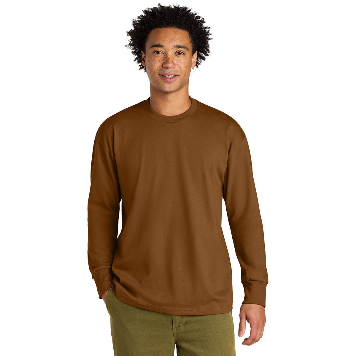 Next Level Men's Clay Heavyweight Long Sleeve Tee