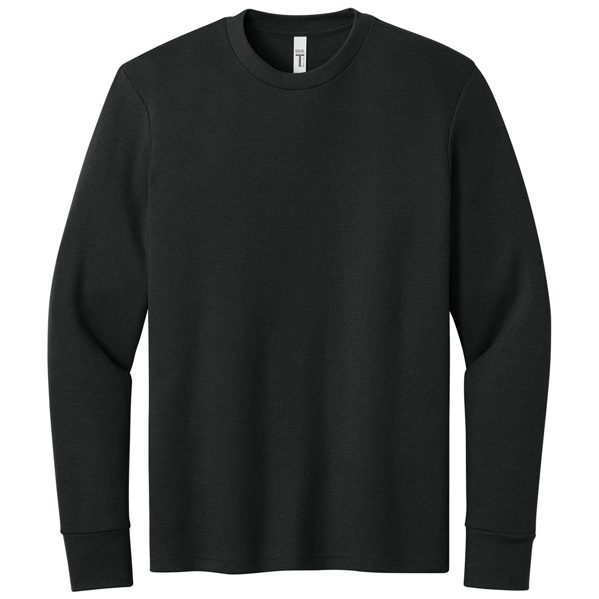 Next Level Men's Black Apparel Ideal Thermal Long Sleeve Tee