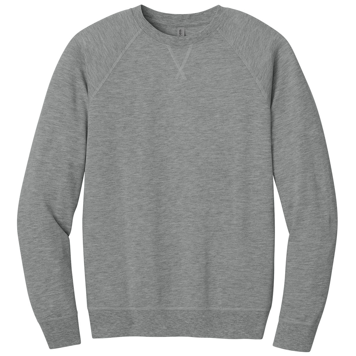 Next Level Men's Heather Gray Laguna Raglan Sweatshirt