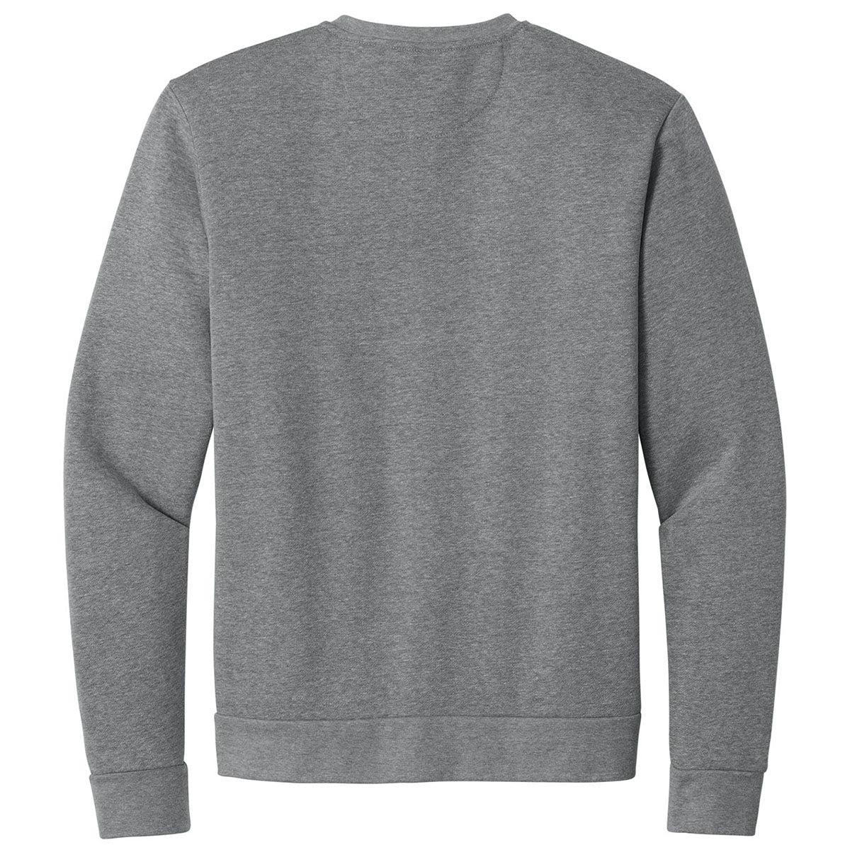 Next Level Men's Heather Gray Apparel Adult Malibu Crewneck Sweatshirt