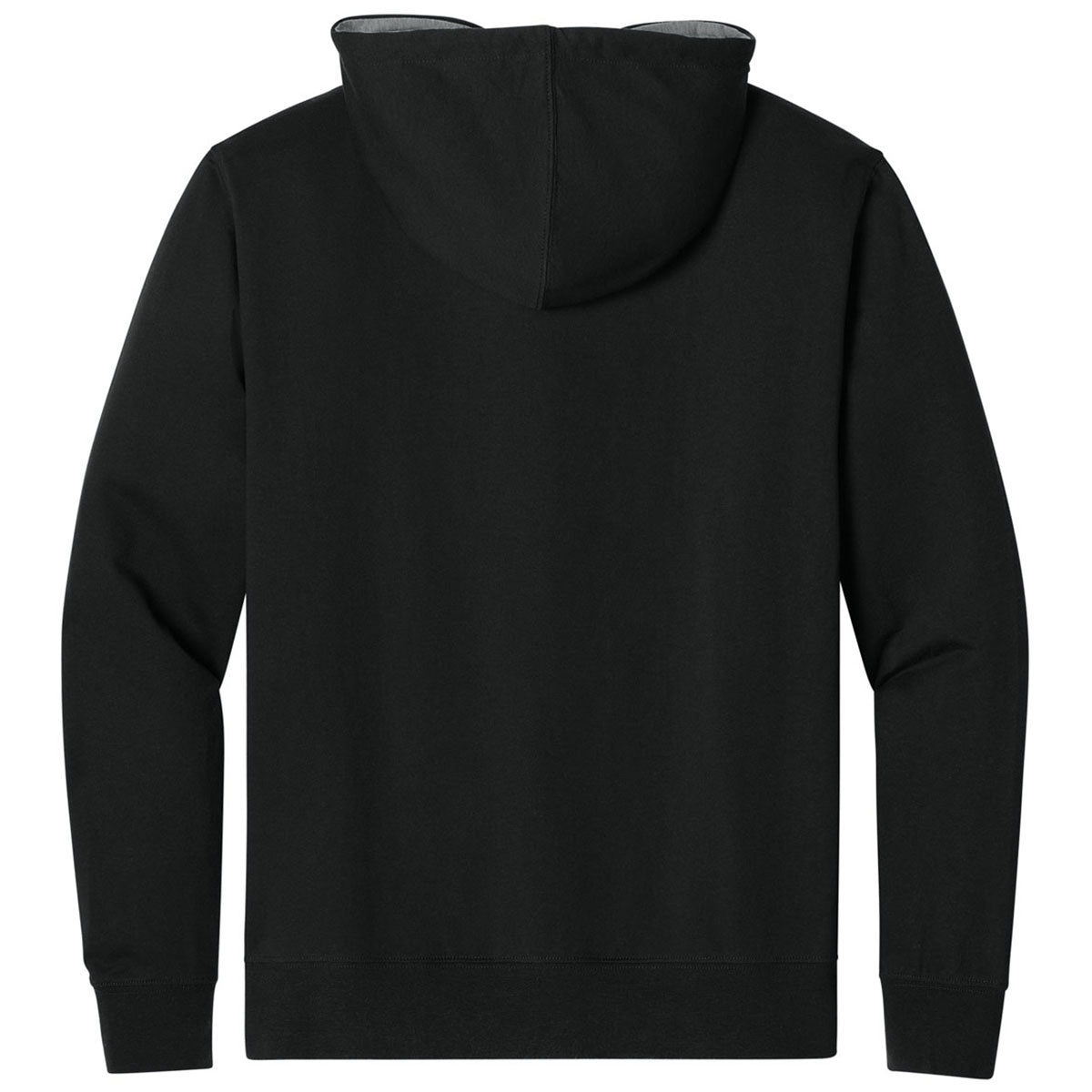 Next Level Men's Black/Heather Gray Laguna Hoodie