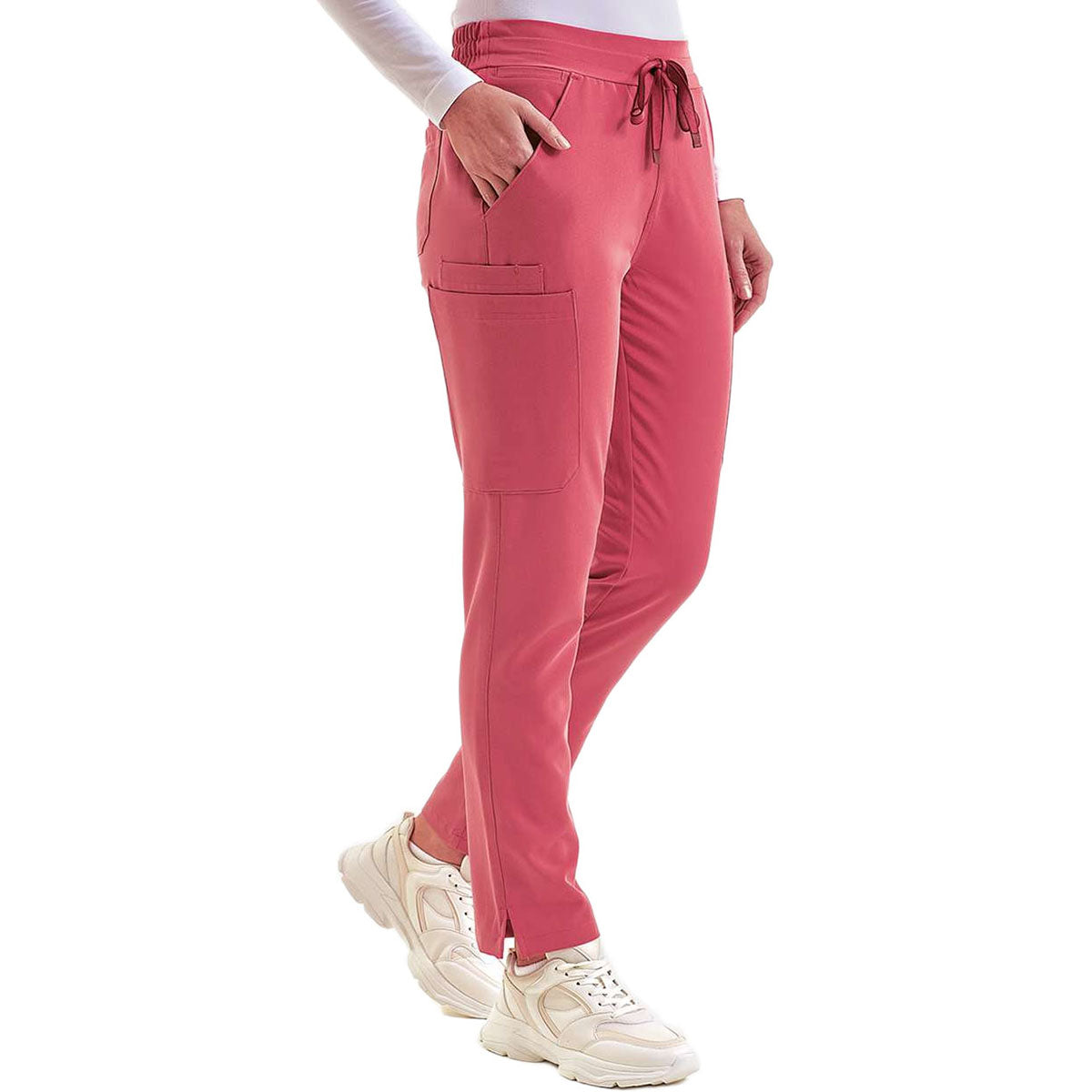 Onna Women's Calm Pink Relentless Stretch Cargo Scrub Pants