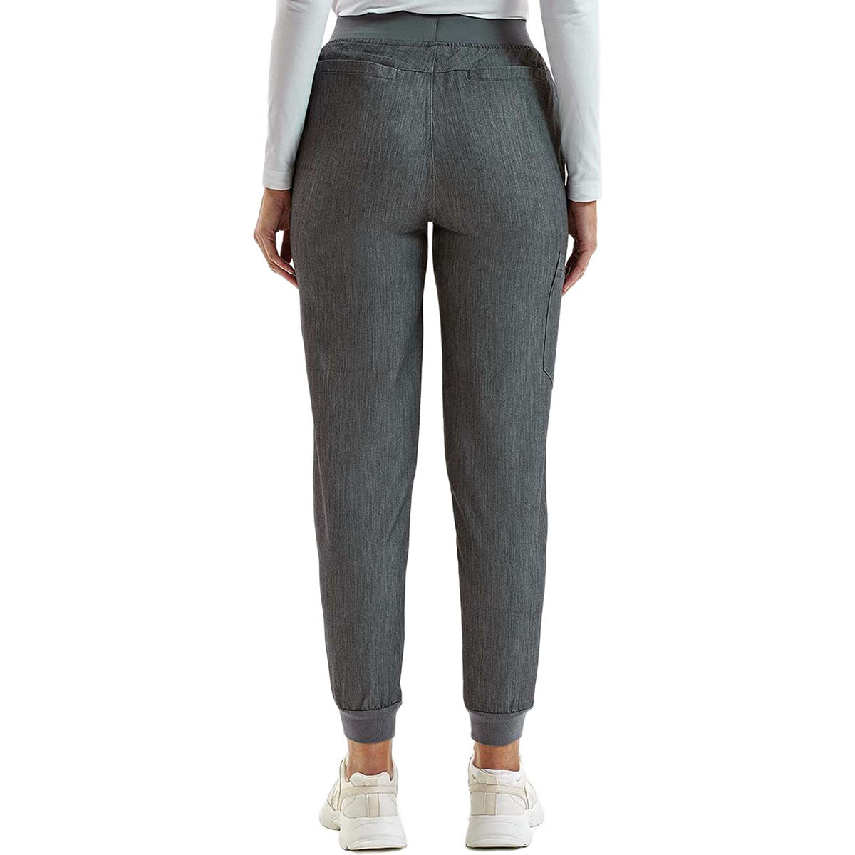 Onna Women's Dynamo Grey Energized Stretch Jogger Scrub Pants