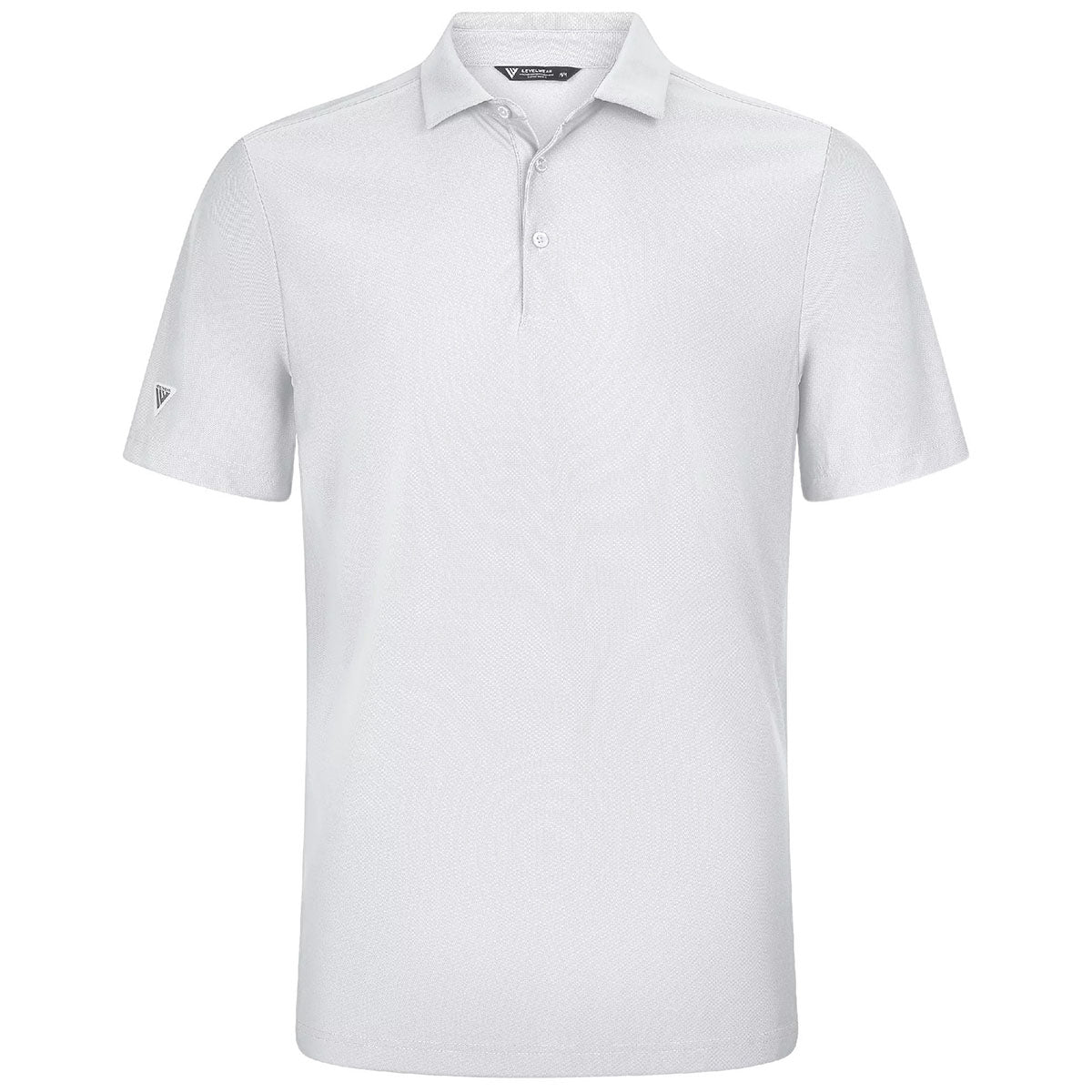 Levelwear Men's White Eternal Polo