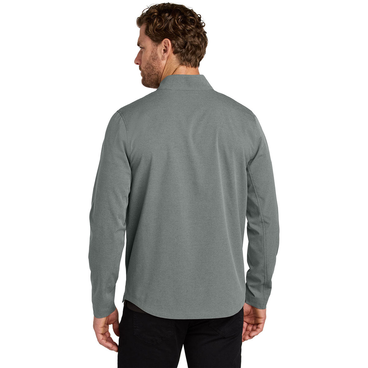 OGIO Men's Rogue Grey Aspect 1/2-Zip Pullover