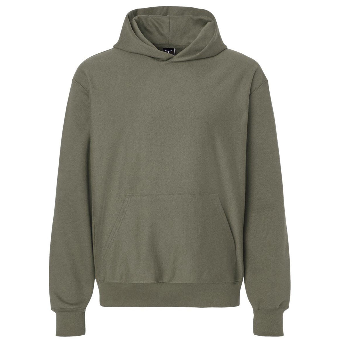 Hanes Unisex Fatigue Green Beefy Sweats Premium Heavyweight Hooded Sweatshirt