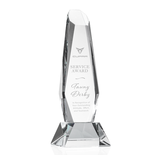 St. Regis Clear Rawlinson Award on Base 12"