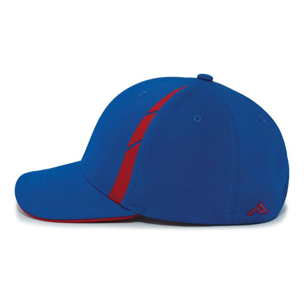 Pacific Hedwear Royal/Red Coolcore Sideline Snapback Cap