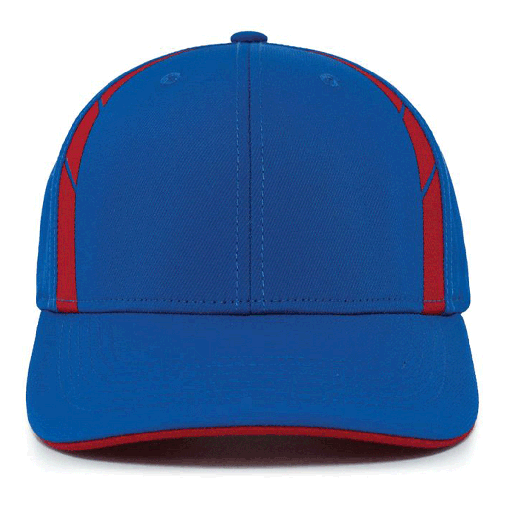 Pacific Hedwear Royal/Red Coolcore Sideline Snapback Cap