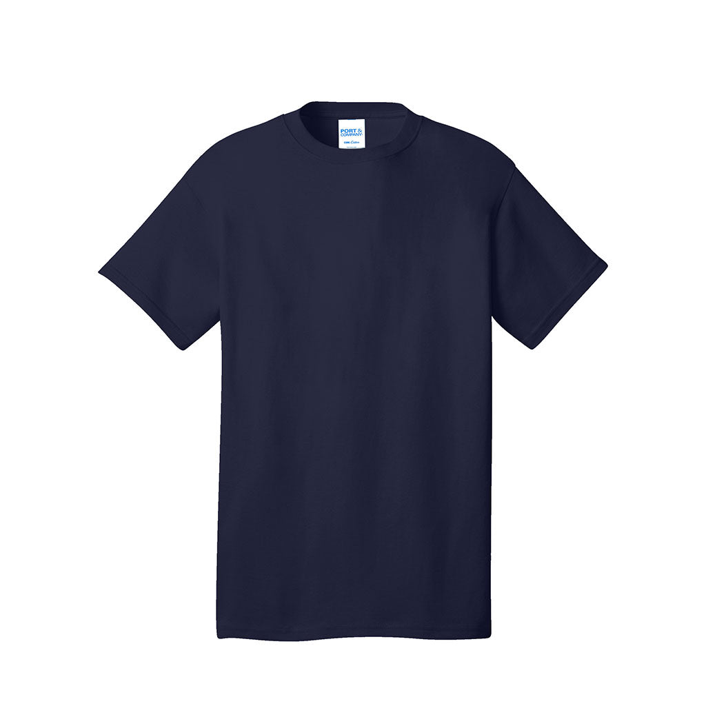 Port & Company Dark Navy Unisex Core Cotton Tee