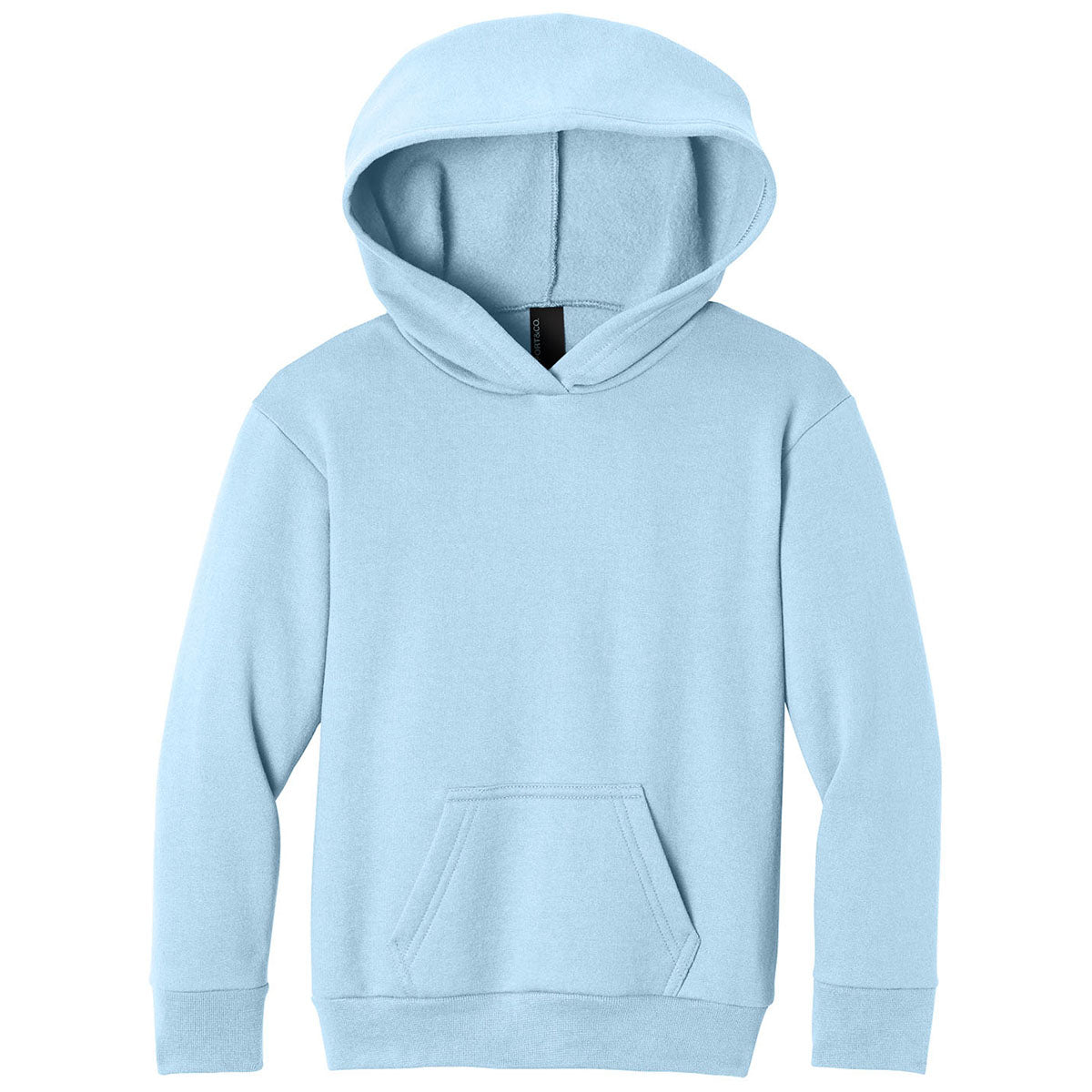 Port & Co. Youth Ice Blue Easy Fleece Pullover Hooded Sweatshirt