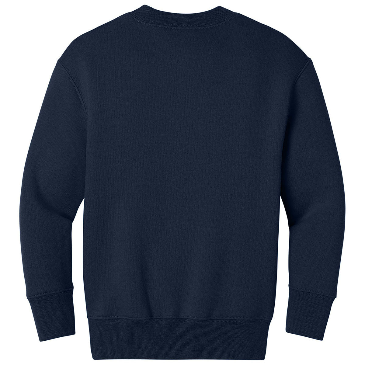 Port & Company Youth True Navy Core Fleece Crewneck Pocket Sweatshirt