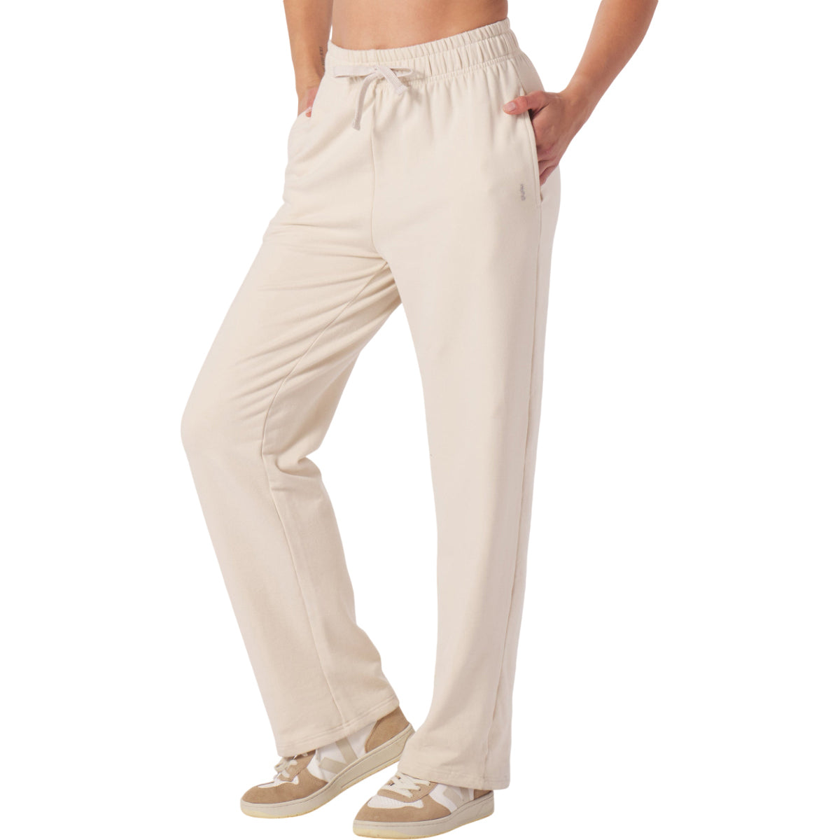 Glyder Women's Oatmilk Straight Leg Sweatpant