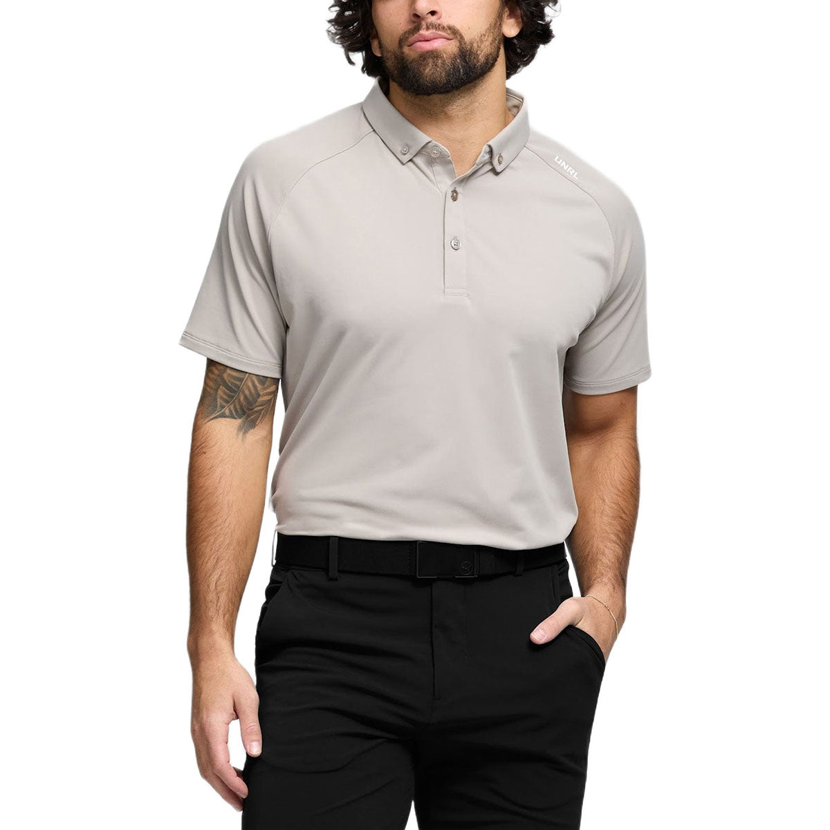 UNRL Men's Pebble Pique Pro Polo